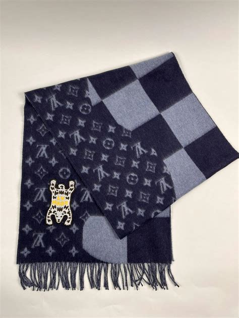 lv nigo scarf|Louis Vuitton x Nigo Damier Giant Scarf Marron .